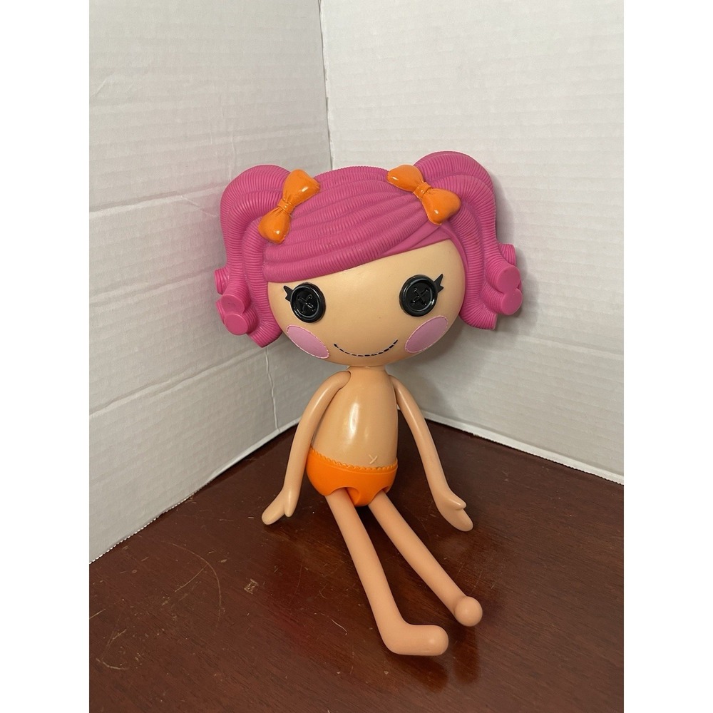 2009 MGA Lalaloopsy Berry Jars NJam full size doll Pink Hair Orange Bows